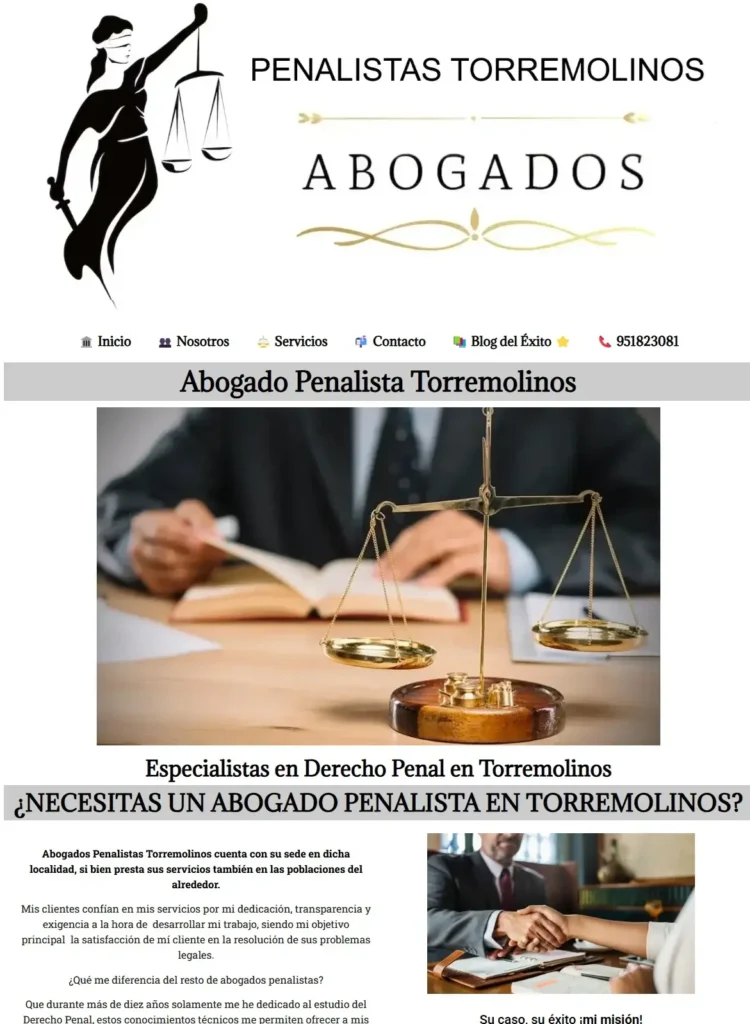 web abogados penalistas en Torremolinos